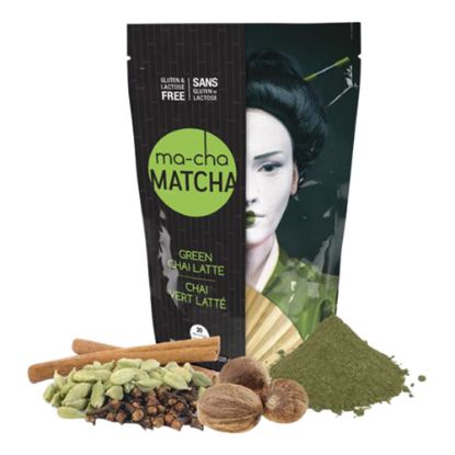 Picture of Ma-Cha Green Chai Latte Mix, 7.9 Oz, 12 Per Box, Carton Of 6 Boxes