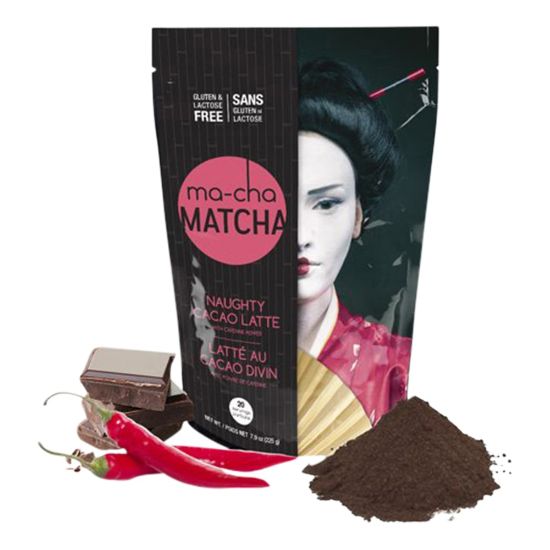 Picture of Ma-Cha Naughty Chocolate Latte Mix, 7.9 Oz, 12 Per Box, Carton Of 6 Boxes