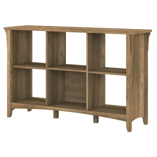 Picture of Bush Furniture Salinas 30inH 6-Cube Storage, Reclaimed Pine, Standard Delivery