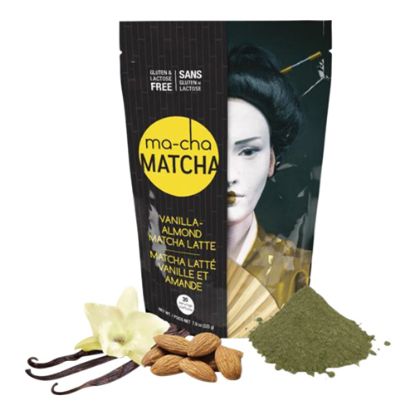 Picture of Ma-Cha Vanilla Almond Latte Mix, 7.9 Oz, 12 Per Box, Carton Of 6 Boxes