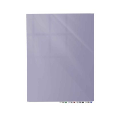 Picture of Ghent Aria Low-Profile Magnetic Glass Whiteboard, 60in x 36in, Grape