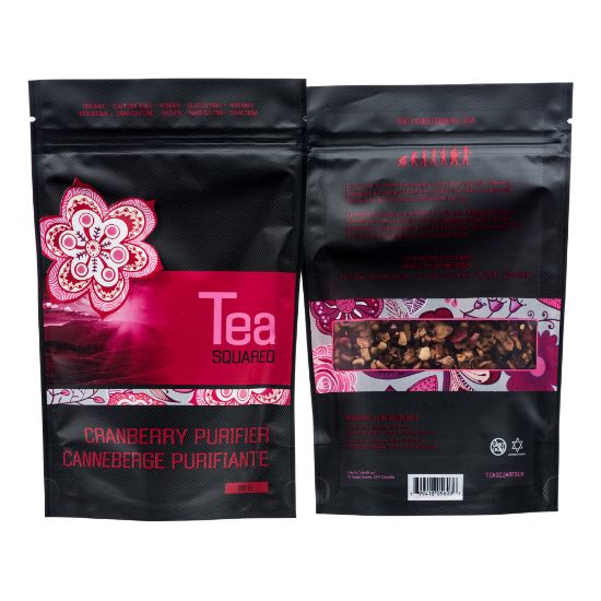 Picture of Tea Squared Cranberry Purifier Loose Leaf Tea, 2.8 Oz, Carton Of 3 Bags