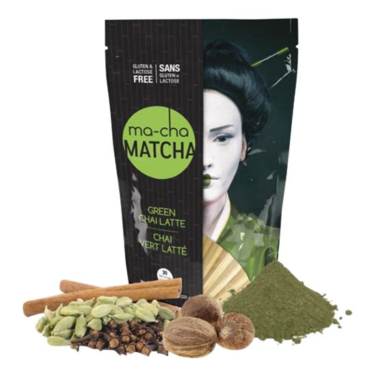 Picture of Ma-Cha Green Chai Latte Mix, 7.9 Oz, 12 Per Box, Carton Of 3 Boxes