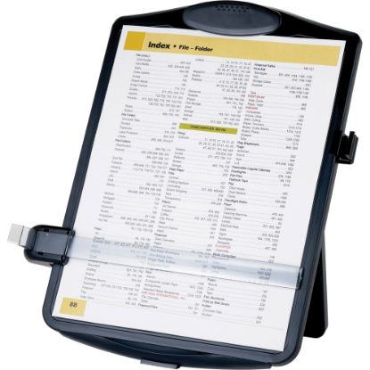 Picture of Sparco Adjustable Easel Document Holder - 10in x 2in x 14in - 1 Each - Black