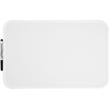 Picture of Sparco Mini Melamine Dry-Erase Whiteboard, 17in x 11in, White Finish Frame