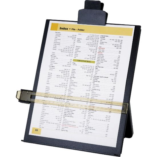 Picture of Sparco Easel Document Holder with Highlight Guide - 1 Each - Black