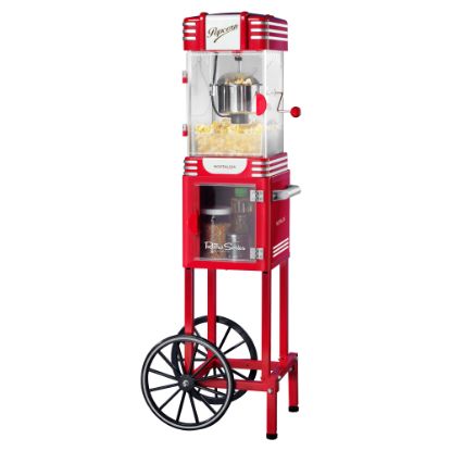 Picture of Nostalgia Electrics NRKPCRT25RR Retro Popcorn Cart, Red