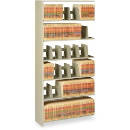 Picture of Tennsco 88inH Add-On Unit For Snap-Together Open Shelving, Sand