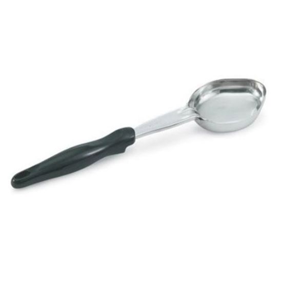 Picture of Vollrath Oval Spoodle Solid Portion Spoon With Antimicrobial Protection, 2 Oz, Black