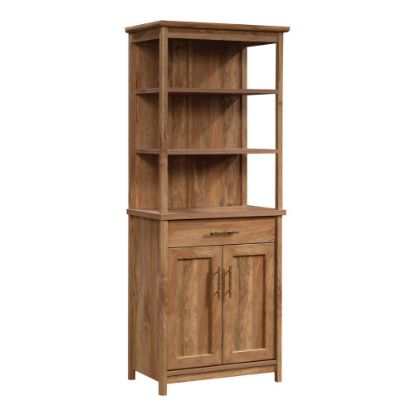 Picture of Sauder Coral Cape 67inH 5-Shelf Bookcase With Doors, Sindoori Mango