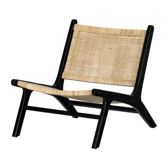 Picture of South Shore Balka Rattan Lounge Chair, Natural/Black