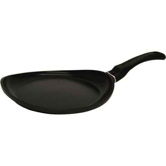 Picture of Starfrit Cast-Aluminum Nonstick Breakfast Pan With Bakelite Handle, 9in, Black