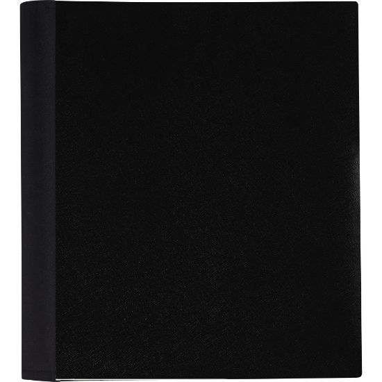 Picture of Office Depot Brand Stellar Notebook With Spine Cover, 8-1/2in x 11in, 5 Subject, College Ruled, 200 Sheets, Black