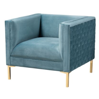 Picture of Baxton Studio 9795 Armchair, Light Blue