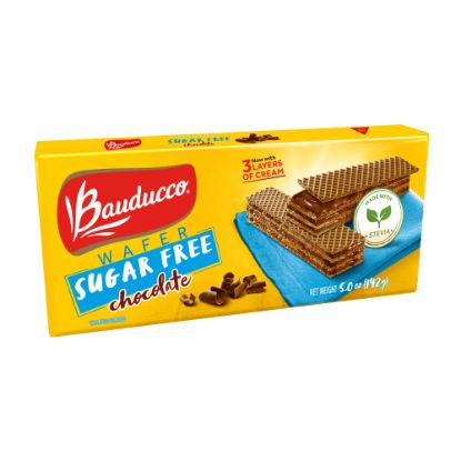 Picture of Bauducco Foods SUGAR FREE CHOCOLATE WAFERS, CASE OF 18-5 oz.