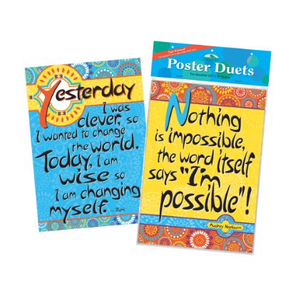 Picture of Barker Creek Poster Duet Set, Im Possible, Pack Of 2