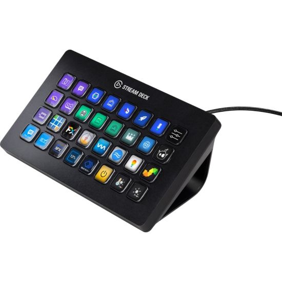 Picture of Corsair Stream Deck XL Keypad - Cable Connectivity - USB 3.0 Interface - 32 Key - Windows, Mac OS