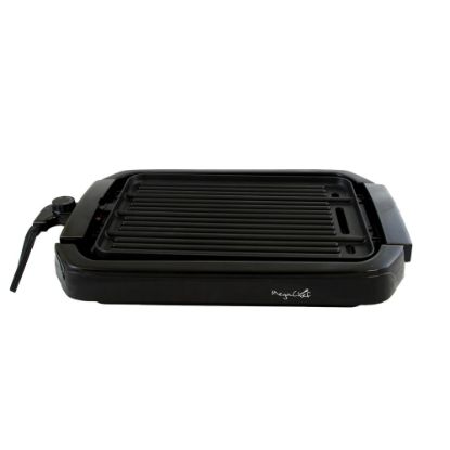 Picture of MegaChef 995101714M Dual Surface Reversible Indoor Grill And Griddle, Black