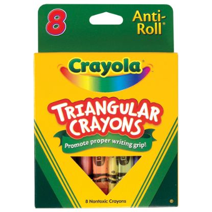 Picture of Crayola Triangular Crayons, Box Of 8