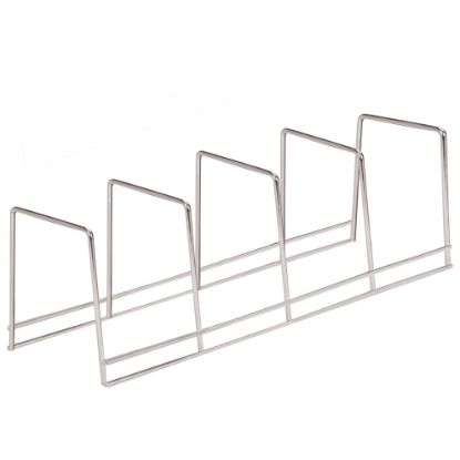 Picture of Better Houseware 4-Section Plate Rack, 4-3/4inH x 4-3/4inW x 15inD, Gray