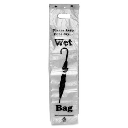 Picture of TATCO Umbrella Bags, Black/Clear, Box Of 1,000