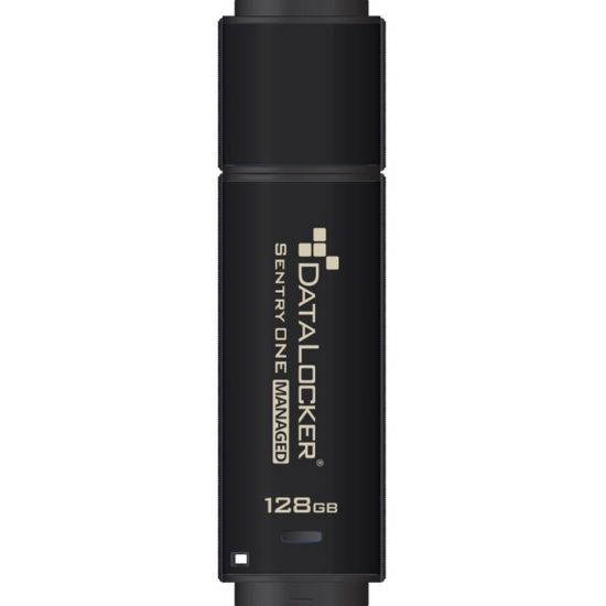 Picture of DataLocker Sentry ONE Managed Encrypted Flash Drive - 128 GB - USB 3.1 - 256-bit AES - TAA Compliant - EMS or SafeConsole Required (sold separately)