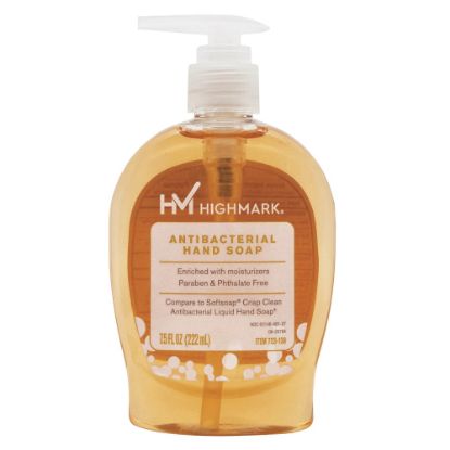 Picture of Highmark Antibacterial Liquid Hand Soap, Clean Scent, 7.5 Oz, Orange