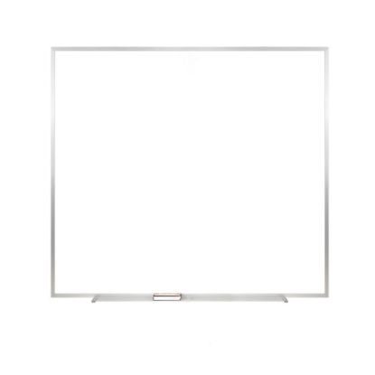 Picture of Ghent M2 Non-Magnetic Dry-Erase Whiteboard, 48 1/2in x 48 1/2in, Satin Aluminum Frame