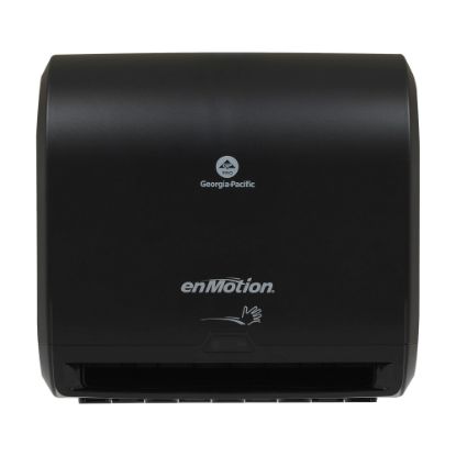 Picture of enMotion Impulse by GP PRO, 10in 1-Roll Automated Touchless Paper Towel Dispenser, 59488A, 14.6in x 9.25in x 14in, Black, 1 Dispenser