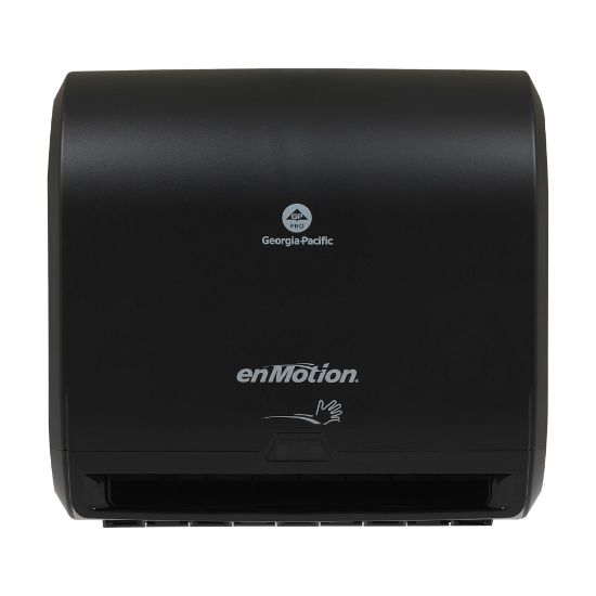 Picture of enMotion Impulse by GP PRO, 10in 1-Roll Automated Touchless Paper Towel Dispenser, 59488A, 14.6in x 9.25in x 14in, Black, 1 Dispenser