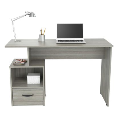 Picture of Inval Multi-Level 48inW Writing Desk, Smoke Oak