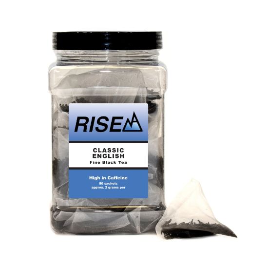 Picture of RISE NA English Blend, 8 Oz, Canister Of 50 Sachets