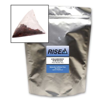 Picture of RISE NA Cranberry Hibiscus Tea, 8 Oz, Bag Of 200 Sachets