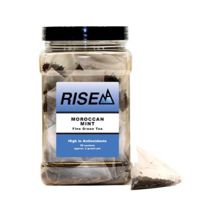 Picture of RISE NA Earl Grey Tea, 8 Oz, Canister Of 50 Sachets