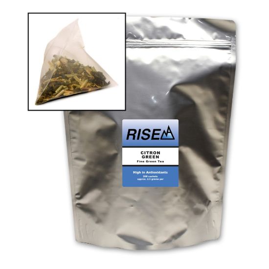 Picture of RISE NA Organic Citron Green Tea, 8 Oz, Bag Of 200 Sachets