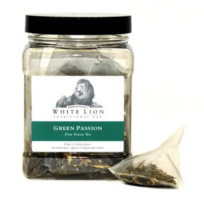 Picture of RISE NA Green Passion Tea, 8 Oz, Canister Of 25 Sachets