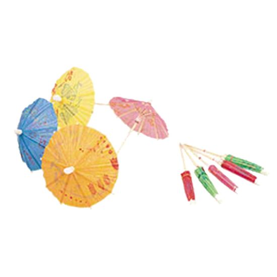 Picture of Parasol Bamboo Drink Umbrellas, Assorted Colors, Pack Of 14,400