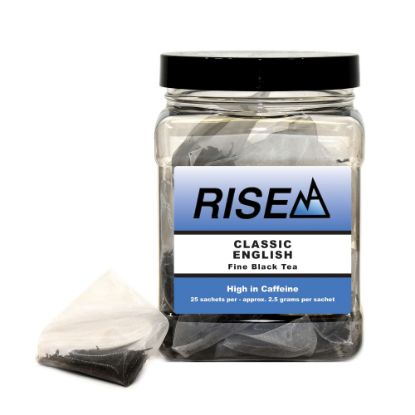 Picture of RISE NA English Blend, 8 Oz, Canister Of 25 Sachets