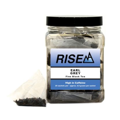 Picture of RISE NA Earl Grey Tea, 8 Oz, Canister Of 25 Sachets