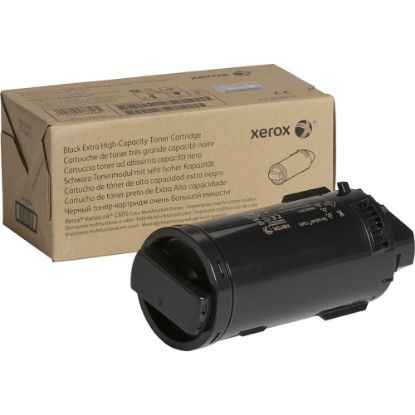 Picture of Xerox C605 Black Extra-High Yield Toner Cartridge, 106R03931