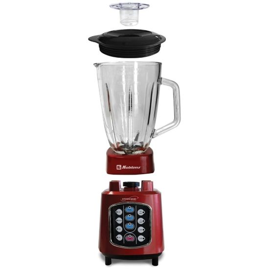 Picture of Koblenz Easy Touch Blender - 1000 W - 1.59 quart - 10 Speed Setting(s) - 4 Blades - Metallic Red