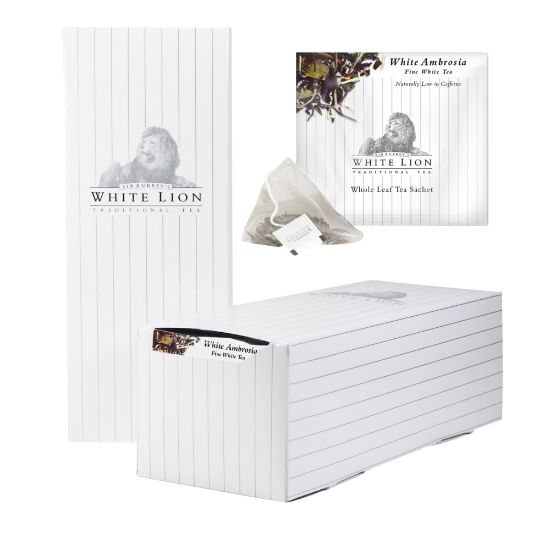 Picture of RISE NA White Ambrosia Tea, 8 Oz, Box Of 40 Sachets