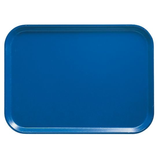 Picture of Cambro Camtray Rectangular Serving Trays, 14in x 18in, Amazon Blue, Pack Of 12 Trays