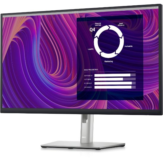 Picture of Dell P2723D 27in Class QHD LCD Monitor - 16:9 - Black, Silver - 27in Viewable - In-plane Switching (IPS) Black Technology - WLED Backlight - 2560 x 1440 - 350 Nit - 5 ms - HDMI