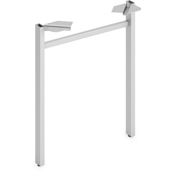 Picture of HON Mod Collection Worksurface 24inW U-leg Support - 24in - Finish: Silver