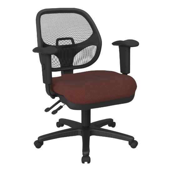 Picture of Office Star Ergonomic Mesh Task Chair With ProGrid Back, Garnet