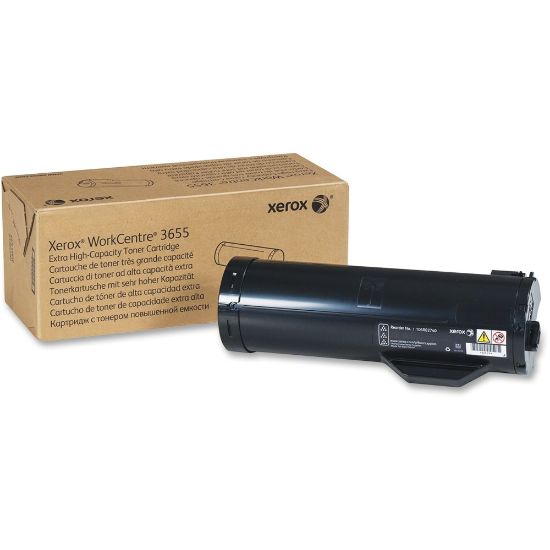 Picture of Xerox 3655 Black Extra-High Yield Toner Cartridge, 106R02740