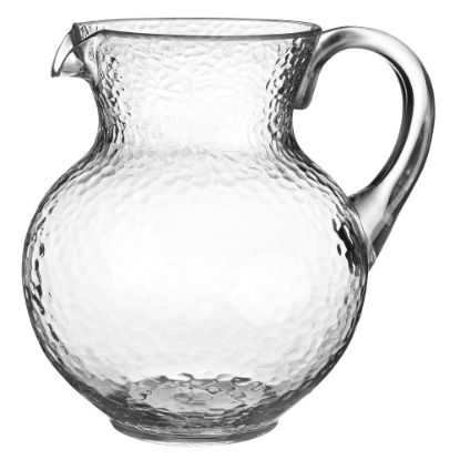 Picture of Amscan Hammered Plastic Margarita Pitchers, 90.5 Oz, Clear, Pack Of 2 Pitchers