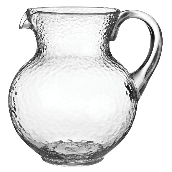 Picture of Amscan Hammered Plastic Margarita Pitchers, 90.5 Oz, Clear, Pack Of 2 Pitchers