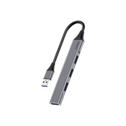 Picture of CODi - Hub - USB-A - 3 x USB 2.0 + 1 x SuperSpeed USB - desktop